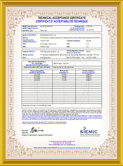 Certifications 1