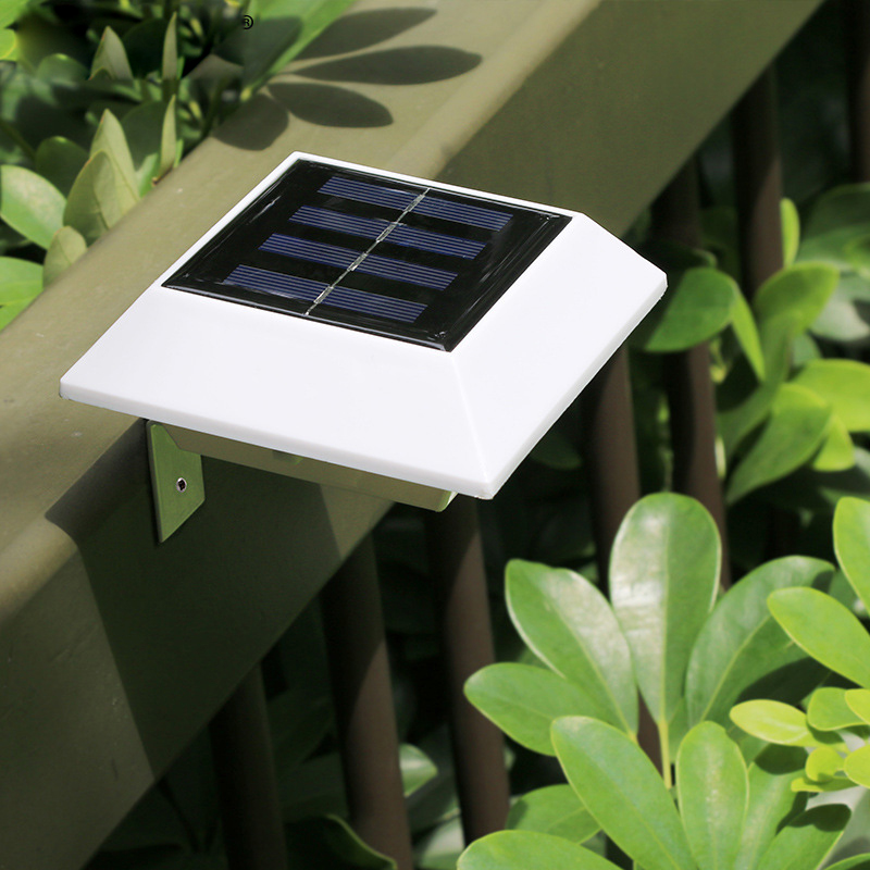 Solar led courtyard wall light